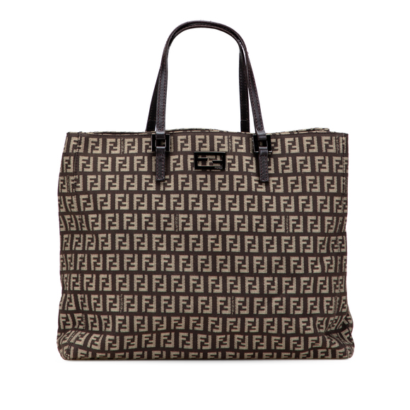 Pre-Loved Fendi Zucchino Canvas Tote - Picture 1 of 10